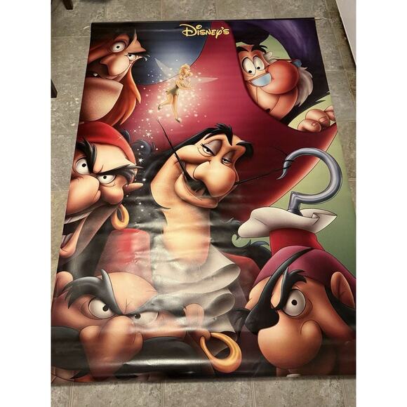 Disney PETER PAN Rare Vintage 6ft x 47